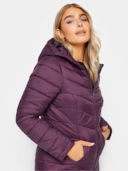 M&Co Purple Short Quilted Padded Jacket - Image 3 of 4