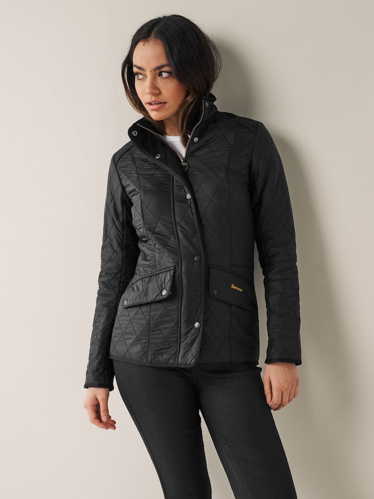 Barbour® Black Cavalry Quilted Jacket - Image 1 of 10