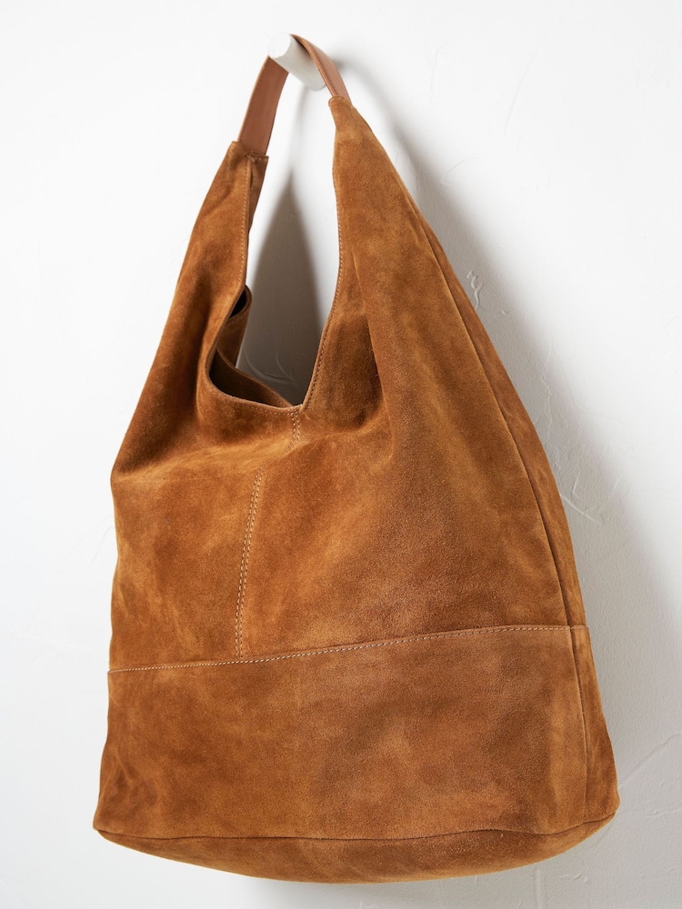 FatFace Hattie Brown Scoop Hobo Bag - Image 2 of 5 FatFace Hattie Brown Scoop Hobo Bag - Image 2 of 5