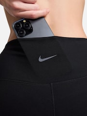 Nike Black One High-Waisted Capri Leggings - Image 7 of 9