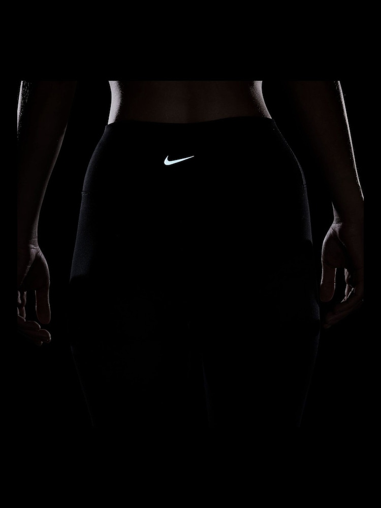 Nike Black One High-Waisted Capri Leggings - Image 9 of 9