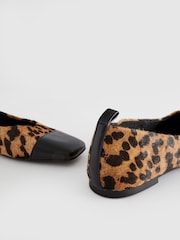 Leopard Forever Comfort® Leather Toe Cap Ballerinas Shoes - Image 7 of 7