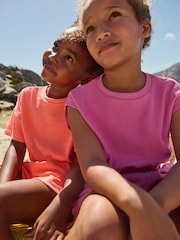 Purple Towelling Top & Shorts Set (3-16yrs) - Image 3 of 8