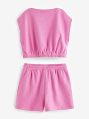 Purple Towelling Top & Shorts Set (3-16yrs) - Image 7 of 8
