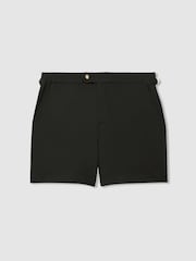 Reiss Bottle Green Sun Side Adjuster Swim Shorts - Image 2 of 6