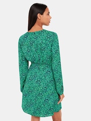Whistles Green Dappled Floral Lori Dress - Image 2 of 5