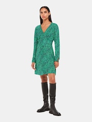 Whistles Green Dappled Floral Lori Dress - Image 3 of 5