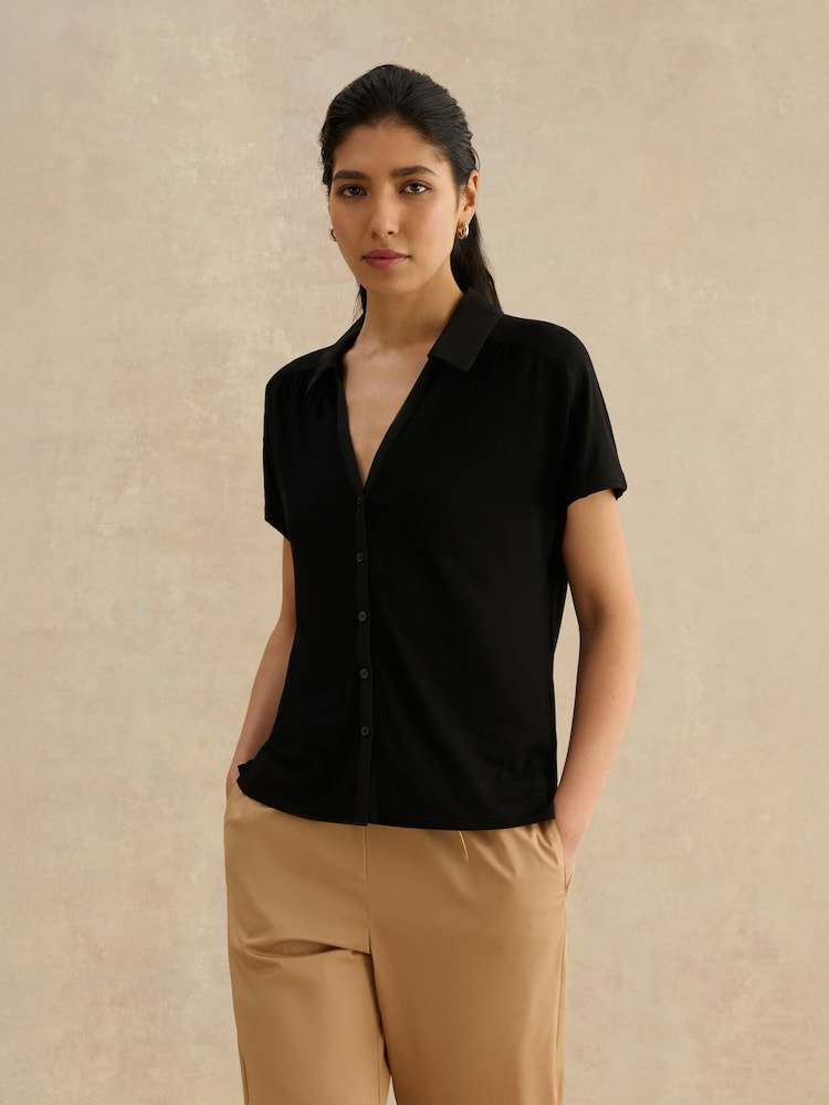 Hobbs Black Miley Top - Image 1 of 4
