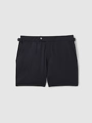 Reiss Navy Sun Side Adjuster Swim Shorts - Image 2 of 5
