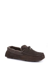 Jones Bootmaker Men's Sheepskin Lined Slippers - Image 3 of 6