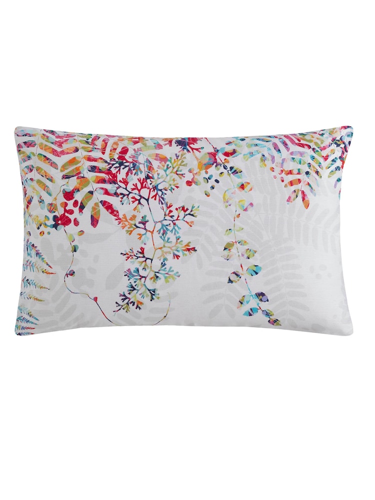 Clarissa Hulse Cream Cascading Kaleidoscope 100% Cotton Duvet Cover and Pillowcase Set - Image 4 of 4