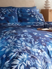 Clarissa Hulse Cyanotype 100% Cotton Duvet Cover and Pillowcase Set - Изображение 2 из 6