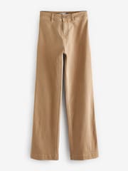 Tan Brown Wide Leg Jeans - Image 5 of 6