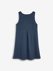 Navy Jersey Stretch Bow School Pinafore (3-14yrs) - Image 6 of 7