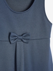 Navy Jersey Stretch Bow School Pinafore (3-14yrs) - Image 7 of 7