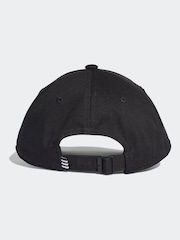 adidas Originals Dark Black Trefoil 100% Cotton Baseball Cap - Image 2 of 5