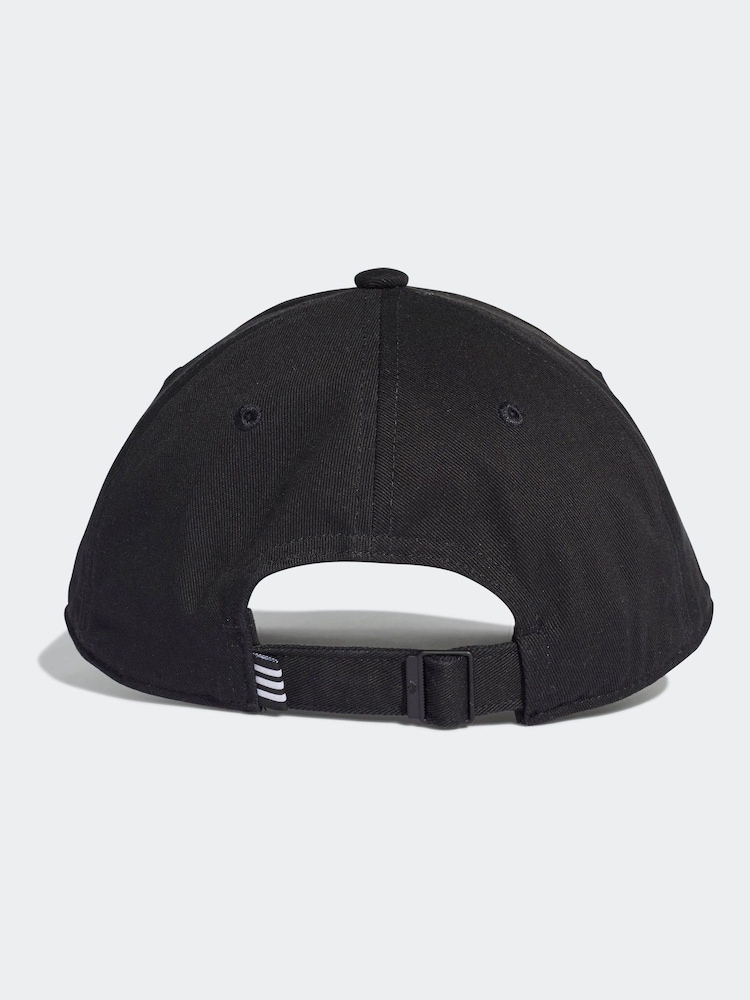 adidas Originals Dark Black Trefoil 100% Cotton Baseball Cap - Image 2 of 5