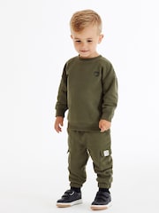 Black Standard Fit (F) Strap Touch Fastening Trainers - Image 2 of 8
