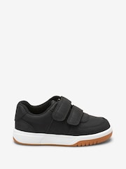 Black Standard Fit (F) Strap Touch Fastening Trainers - Image 5 of 8