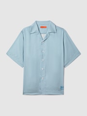 Airforce Blue - Рубашка с воротником Reiss x McLaren F1 Team - Изображение 2 из 7