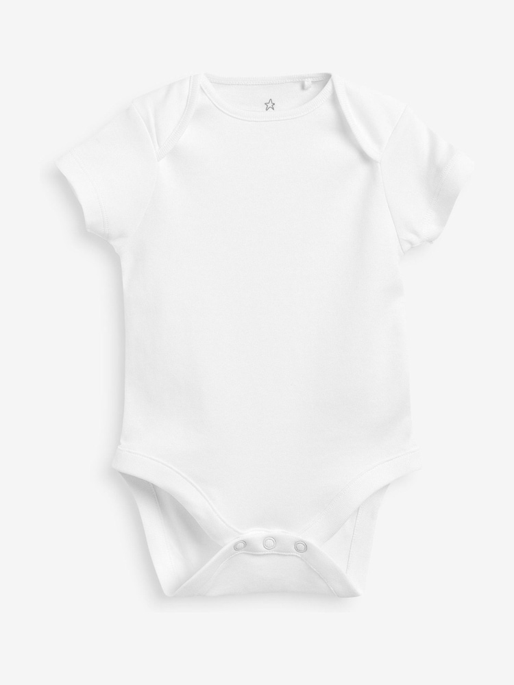 Blanc indispensable - Combinaisons bébé à manches courtes - Image 4 of 8