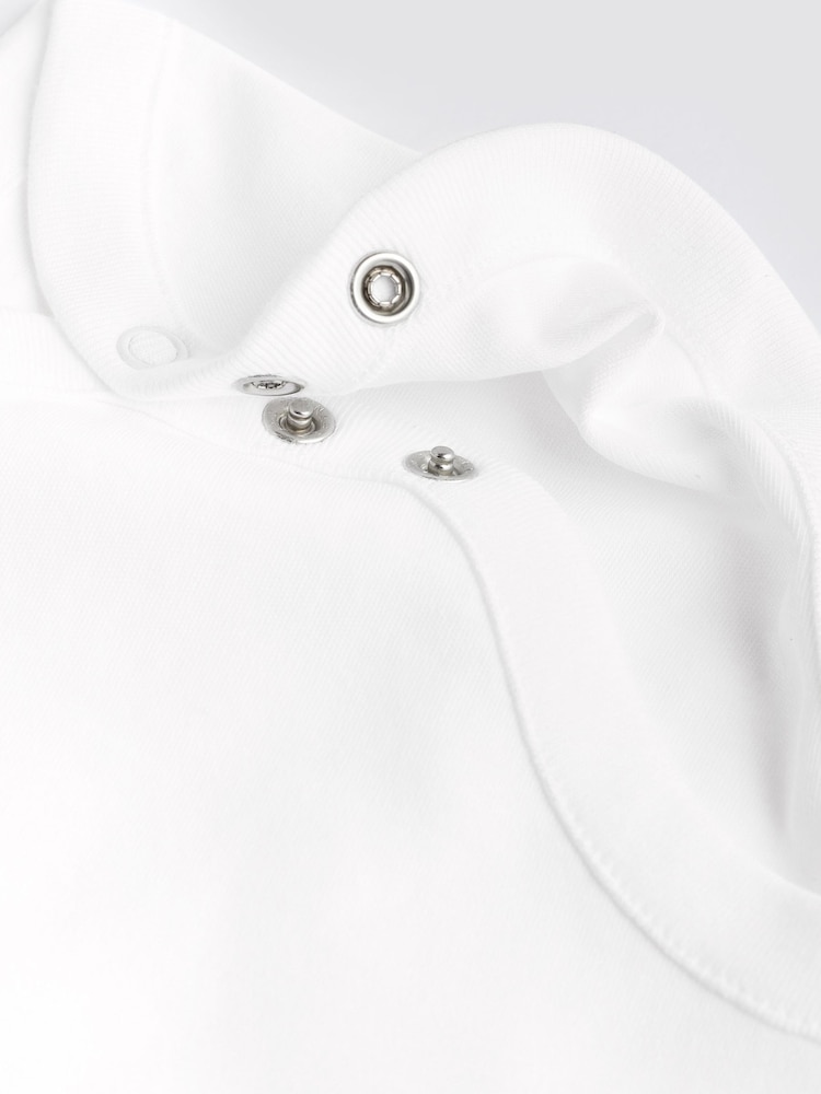 Blanc indispensable - Combinaisons bébé à manches courtes - Image 6 of 8
