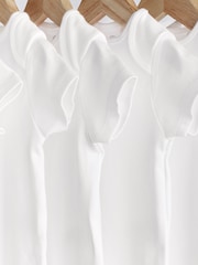 White Essential 7 Pack Baby Short Sleeve Bodysuits - Image 7 of 8