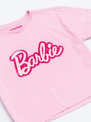 Vanilla Underground Pink Barbie Cropped 100% Cotton T-Shirt - Image 3 of 5