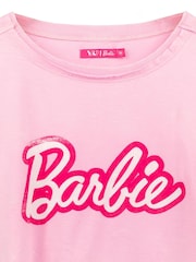 Vanilla Underground Pink Barbie Cropped 100% Cotton T-Shirt - Image 4 of 5