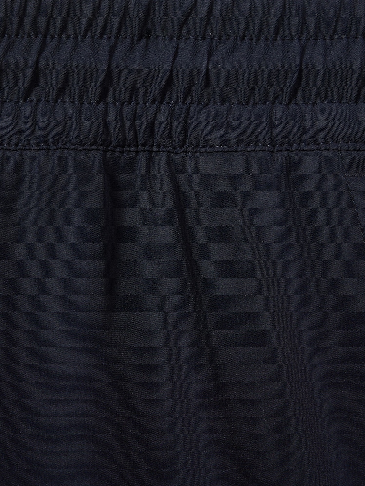 Reiss Navy Shore Plain Drawstring Waist Swim Shorts - Image 7 of 7