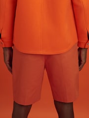 Reiss x McLaren F1 Team Papaya Twill Relaxed Shorts - Image 5 of 6