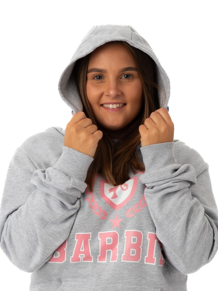 Vanilla Underground Grey Barbie Ladies Licensing Hoodie - Image 7 of 7