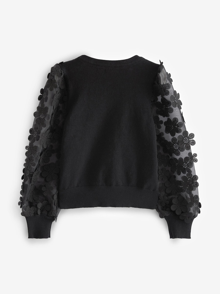 Baker by Ted Baker 3D Flower Cardigan - Image 2 of 4