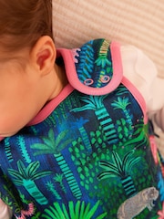 Lucy Tiffney Tropical Animals Print 1 Tog 100% Cotton Baby Sleep Bag - Image 2 of 3