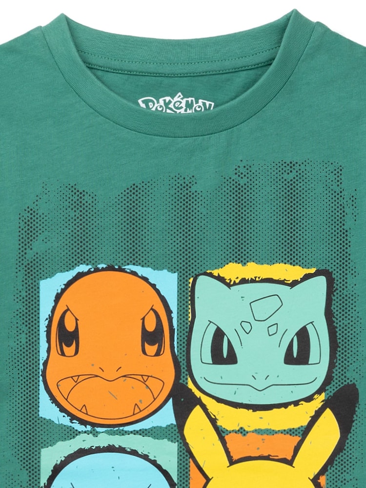 Vanilla Underground Green Kids Pokemon T-Shirt - Image 5 of 5