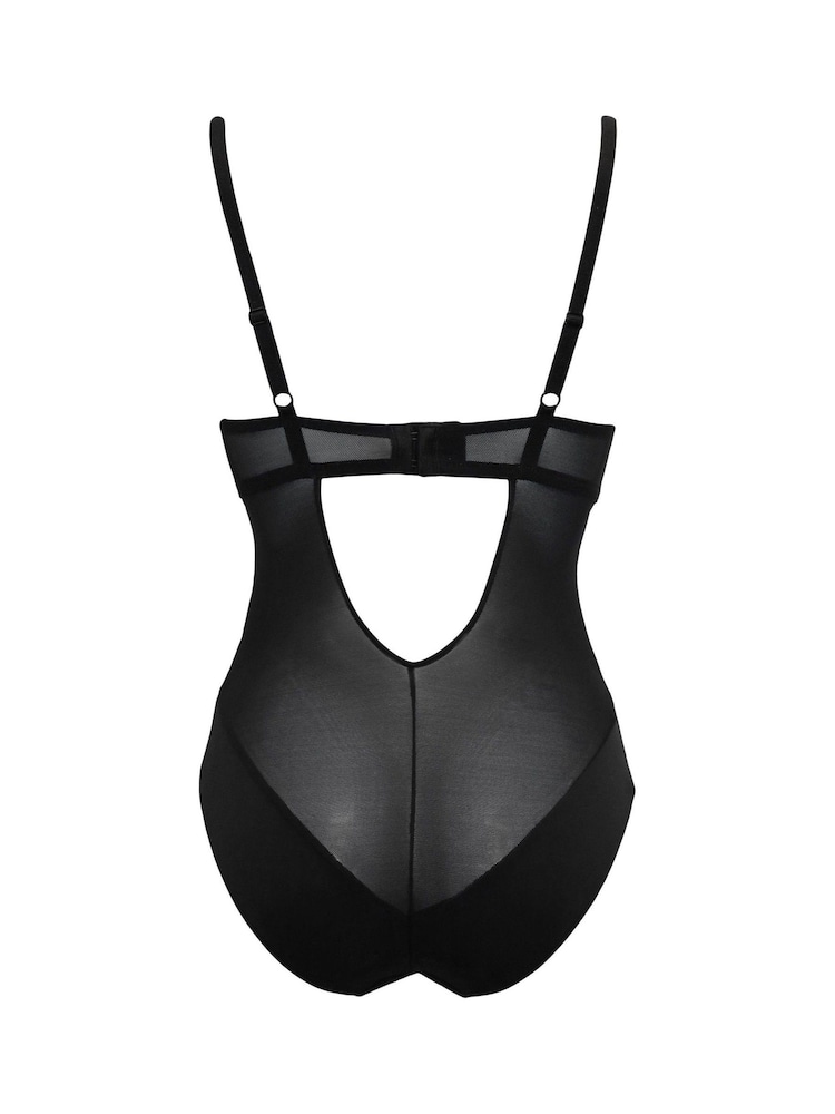 Pour Moi Black Romance Padded Push Up Body - Image 4 of 4