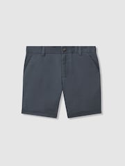 Reiss Airforce Blue Wicket 3-9 yrs Casual Chino Shorts - Image 2 of 4