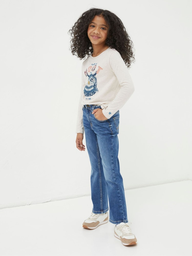 FatFace Blue Farley Flared Denm Jeans - Image 1 of 4 FatFace Blue Farley Flared Denm Jeans - Image 1 of 4