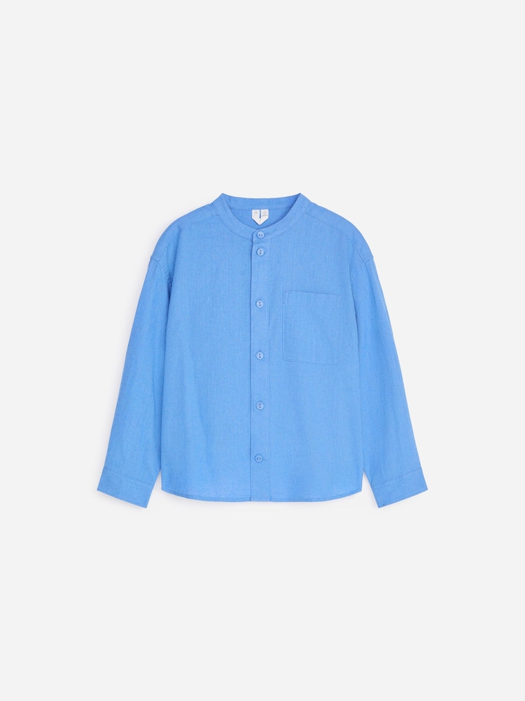 ARKET Blue Linen Shirt - Image 1 of 2