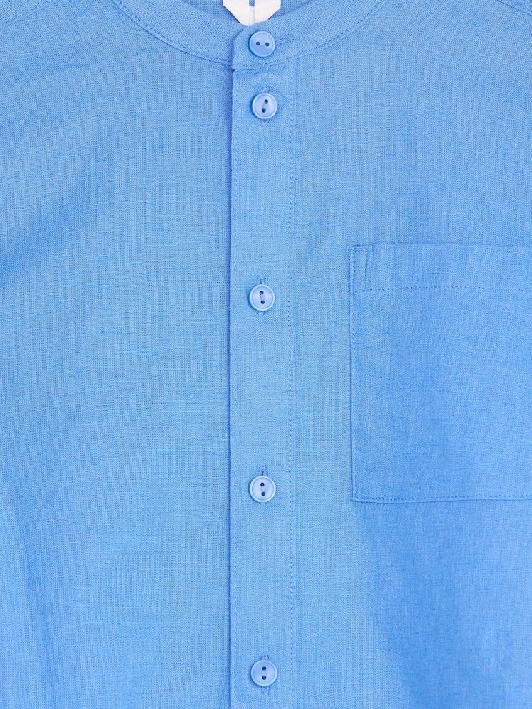 ARKET Blue Linen Shirt - Image 2 of 2