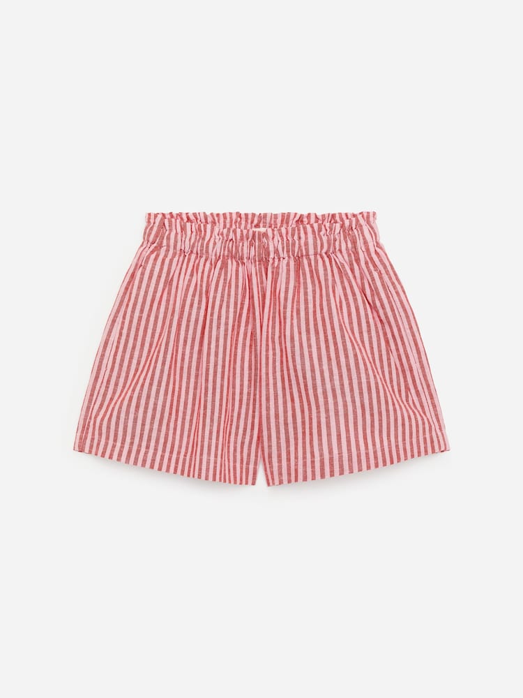 ARKET Pink Paper Bag Shorts - Image 1 of 2 ARKET Pink Paper Bag Shorts - Image 1 of 2