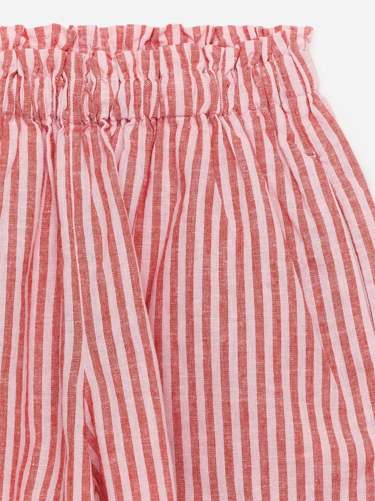 ARKET Pink Paper Bag Shorts - Image 2 of 2 ARKET Pink Paper Bag Shorts - Image 2 of 2