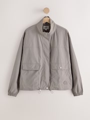 self. Grey Funnel Neck Jacket - Image 1 of 3