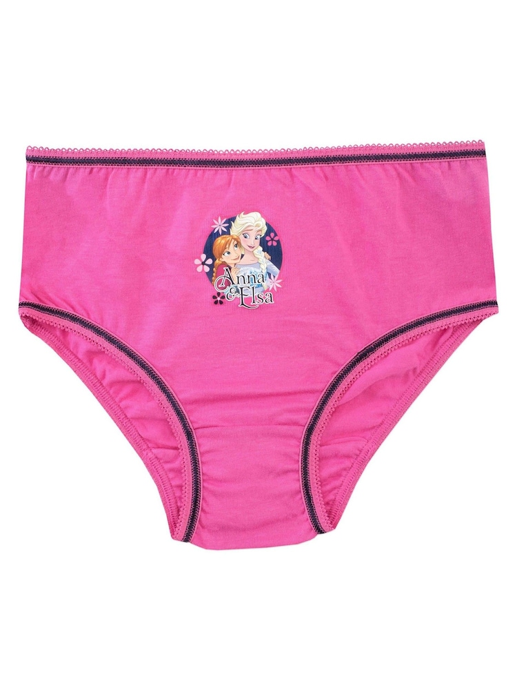 Character Grey Kids Disney Frozen Multipack 100% Cotton Briefs 5 Packs - Image 5 of 5