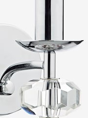 Dar Lighting Silver Oleana Wall Light - Image 4 of 4