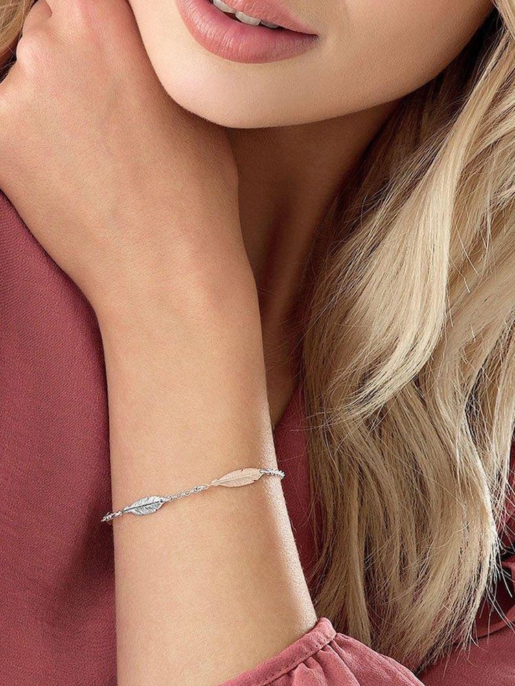 Beaverbrooks Three Colour Feather Bracelet - Image 2 of 3