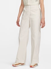 Nike Ivory Sportswear Essentials Woven High-Rise Joggers - Image 1 of 2