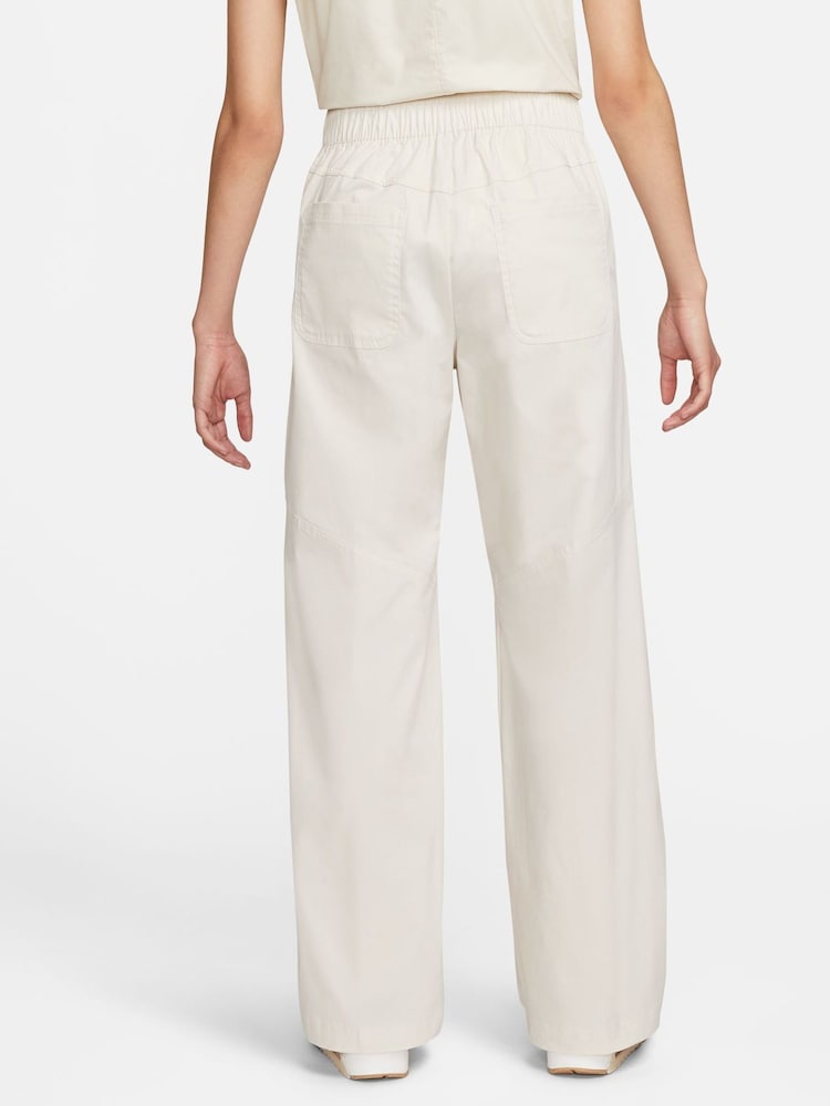 Nike Ivory Sportswear Essentials Woven High-Rise Joggers - Image 2 of 2