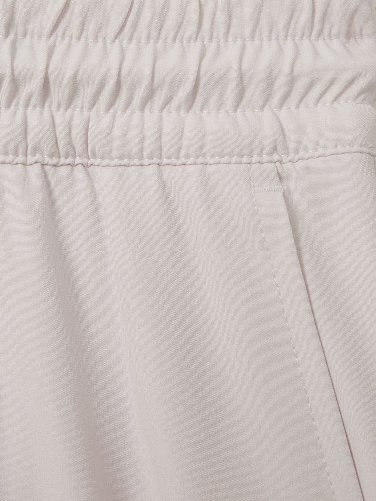 Reiss Pale Pink Shore Plain Drawstring Waist Swim Shorts - Image 6 of 6