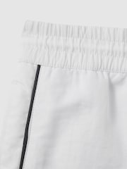 Reiss White Azure Piped Drawstring Swim Shorts - Image 6 of 6